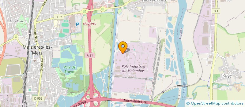 localisation de l'entreprise SCI MODENA SILVANGE  HAUCONCOURT