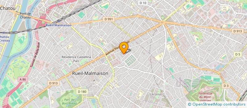 localisation de l'entreprise SCI MODERATO à RUEIL-MALMAISON