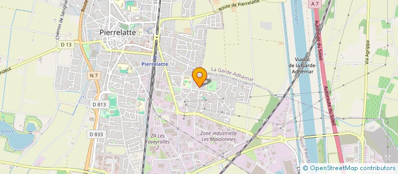localisation de l'entreprise SCI MODERIK à PIERRELATTE