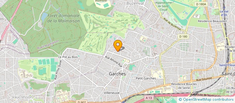 localisation de l'entreprise SCI MODERN CASTEL à GARCHES