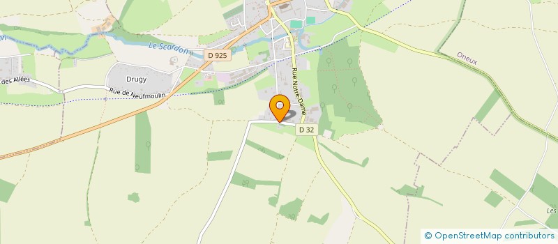 localisation de l'entreprise SCI MODERNA IMMO  YAUCOURT-BUSSUS