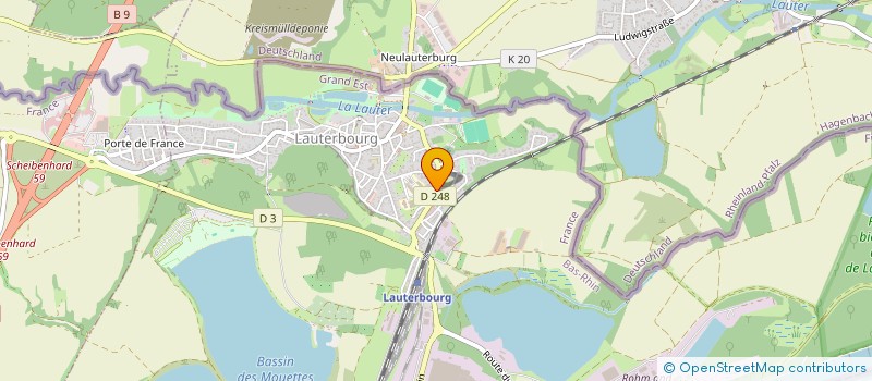 localisation de l'entreprise SCI MODERY NEEWILLER  LAUTERBOURG