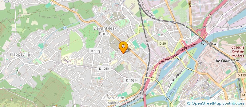 localisation de l'entreprise SCI MODESSE HUET DAL PONTE  METZ