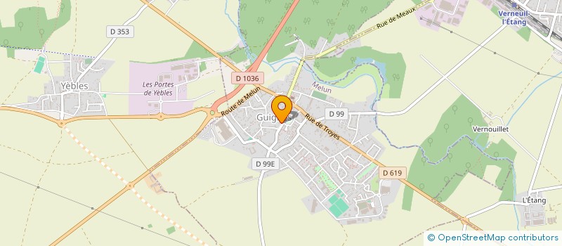 localisation de l'entreprise SCI MODESTE  GUIGNES