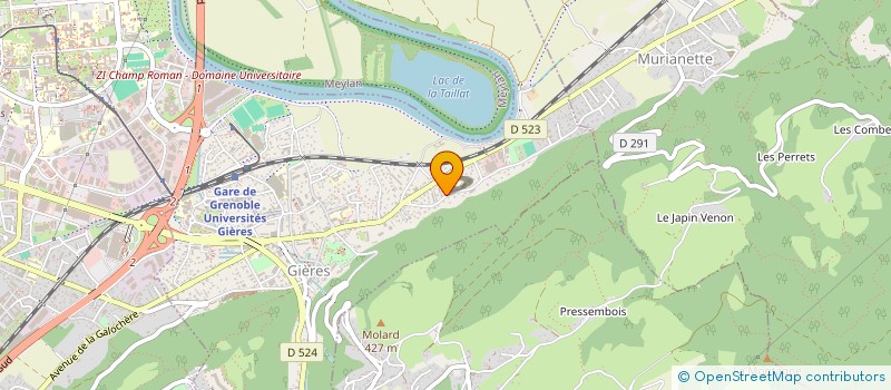 localisation de l'entreprise SCI MODESTIE  GIERES