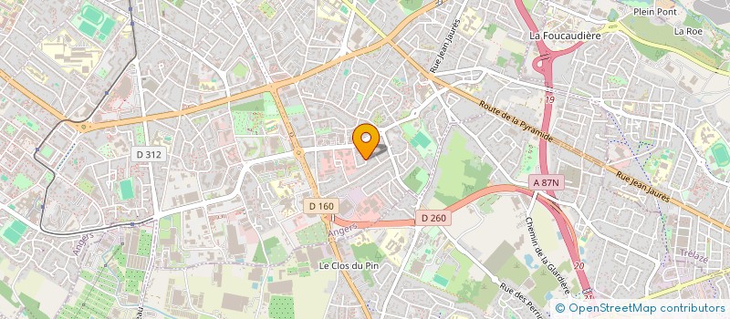 localisation de l'entreprise SCI MODESTINE à ANGERS