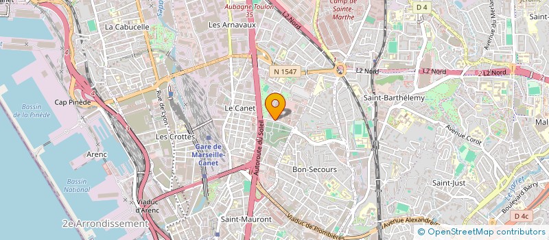 localisation de l'entreprise SCI MODI9 à MARSEILLE