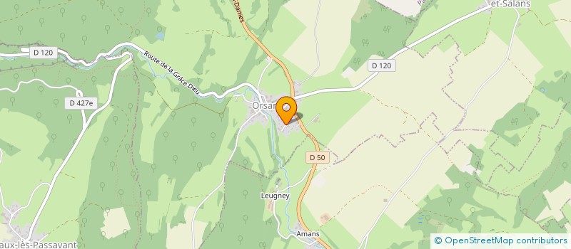 localisation de l'entreprise SCI MODICA FILS  ORSANS