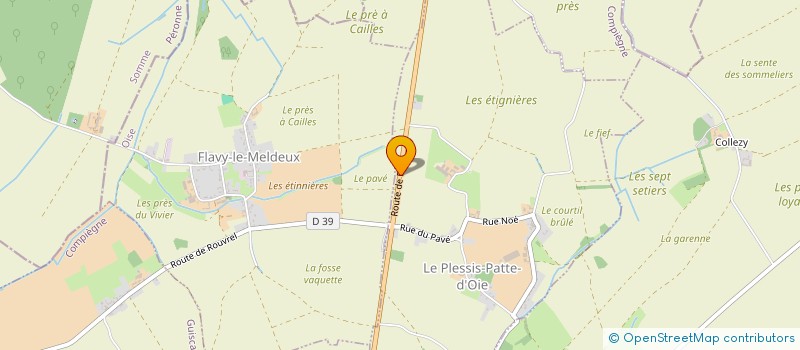 localisation de l'entreprise SCI MODIVE  GOLANCOURT