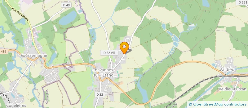 localisation de l'entreprise SCI MODOFF  CHAVANNES-SUR-L'ETANG