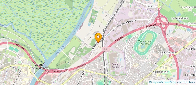 localisation de l'entreprise SCI MODOL  ECOUFLANT