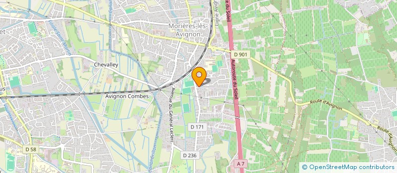 localisation de l'entreprise SCI MODOT  MORIERES-LES-AVIGNON