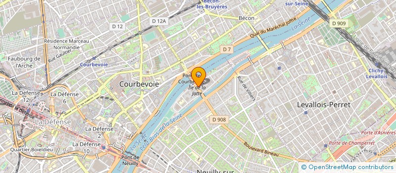localisation de l'entreprise SCI MODRI à NEUILLY-SUR-SEINE