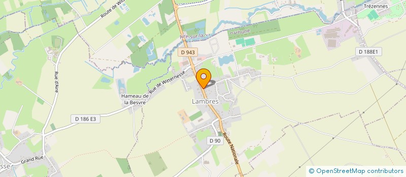 localisation de l'entreprise SCI MODULA  LAMBRES