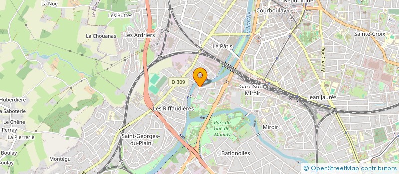 localisation de l'entreprise SCI MODULHOME  LE MANS