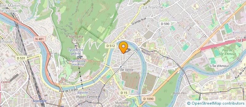 localisation de l'entreprise SCI MODULOC  GRENOBLE