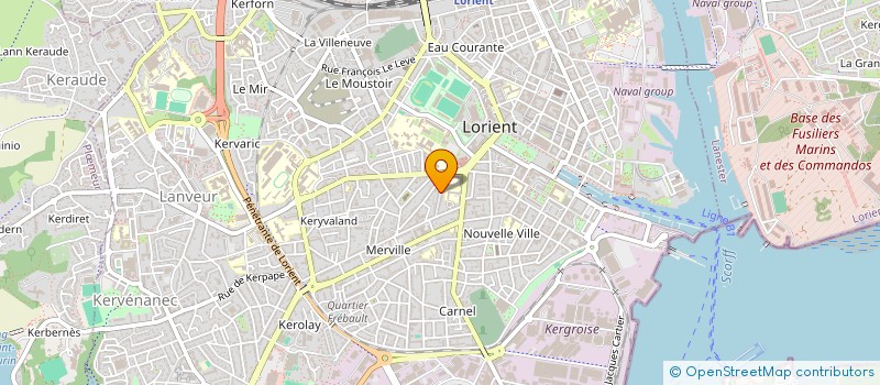 localisation de l'entreprise SCI MOELAN IMMOBILIER  LORIENT