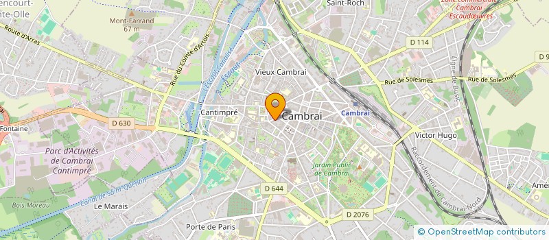 localisation de l'entreprise SCI MOELGHAB à CAMBRAI