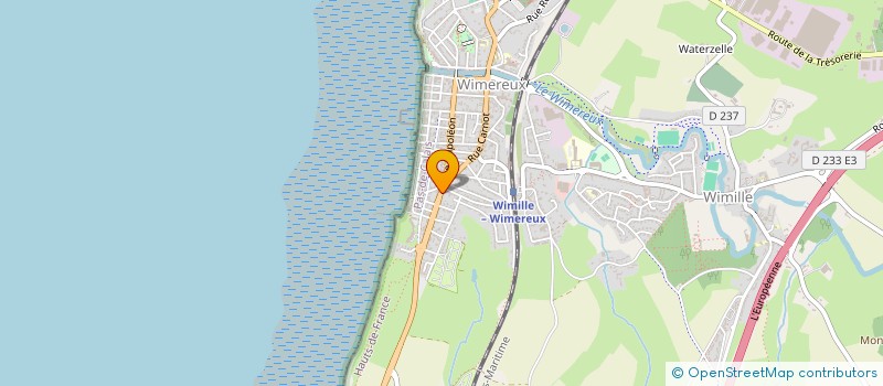 localisation de l'entreprise SCI MOERES ET CELTES  WIMEREUX