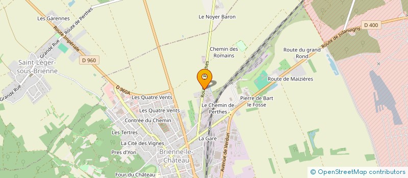 localisation de l'entreprise SCI MOEURS  BRIENNE-LE-CHATEAU