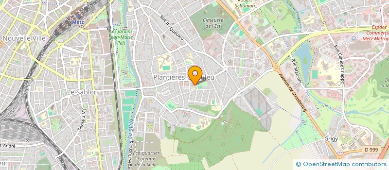 localisation de l'entreprise SCI MOFA  METZ