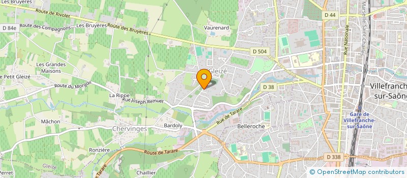 localisation de l'entreprise SCI MOFA DES PHARM  GLEIZE