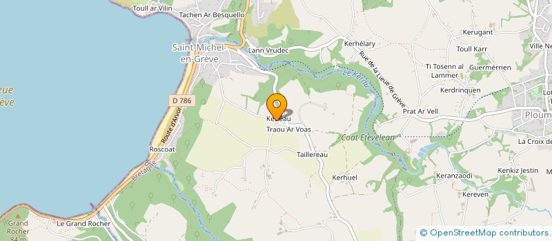 localisation de l'entreprise SCI MOFAJUKA  PLOUMILLIAU