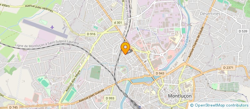 localisation de l'entreprise SCI MOFANIEL  MONTLUCON