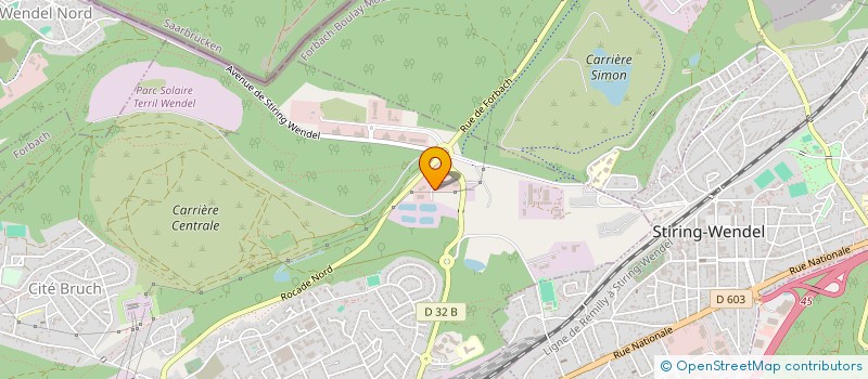 localisation de l'entreprise SCI MOFREI  FORBACH