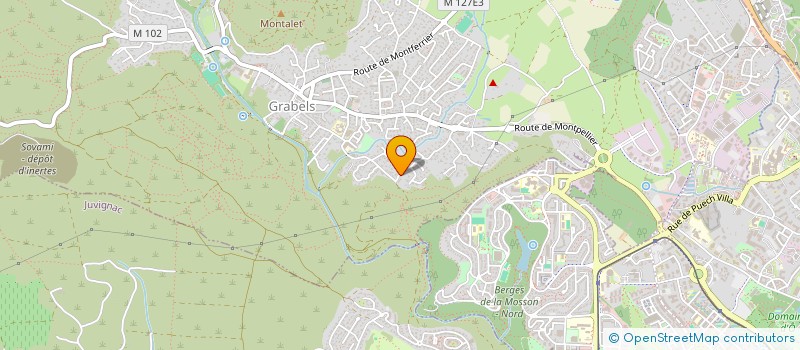 localisation de l'entreprise SCI MOGA  GRABELS