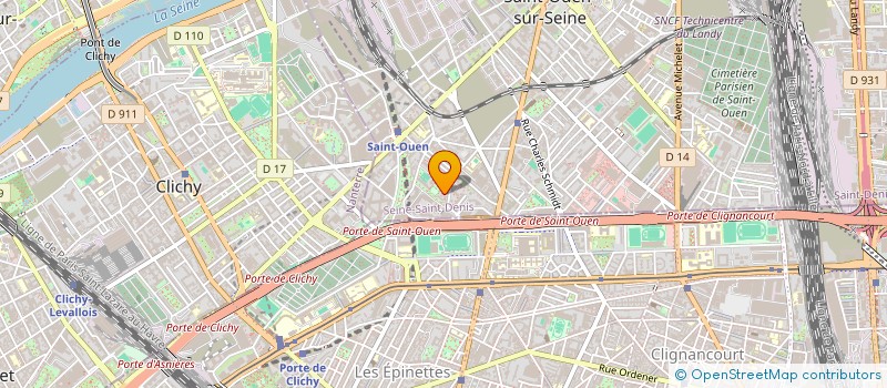 localisation de l'entreprise SCI MOGA  SAINT-OUEN-SUR-SEINE