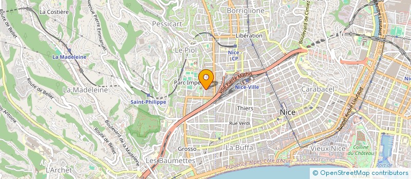 localisation de l'entreprise SCI MOGADOR  NICE