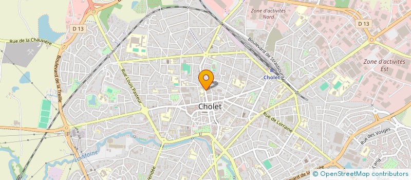 localisation de l'entreprise SCI MOGANI à CHOLET
