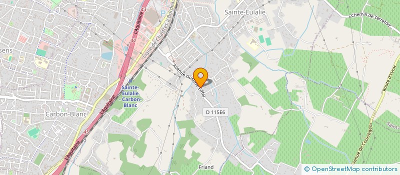 localisation de l'entreprise SCI MOGI à SAINTE-EULALIE