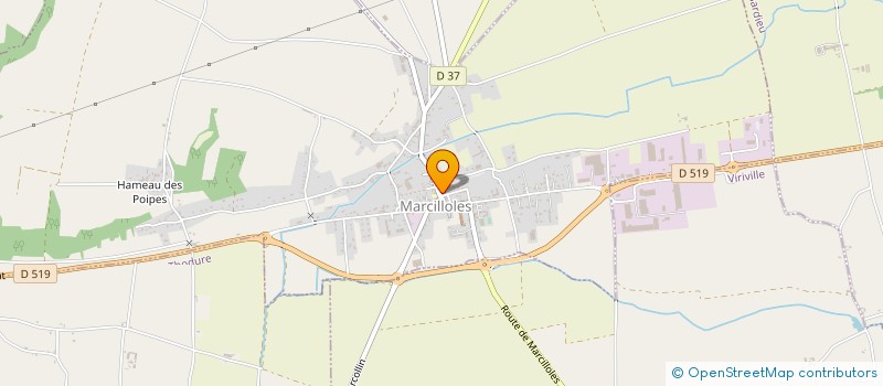 localisation de l'entreprise SCI MOGNIAT MICHEAU  MARCILLOLES