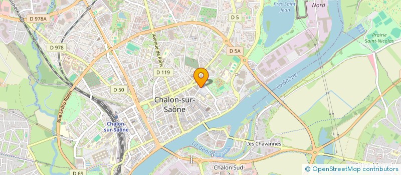 localisation de l'entreprise SCI MOHA  CHALON-SUR-SAONE