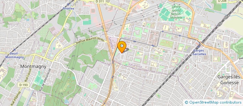 localisation de l'entreprise SCI MOHAMMED IMMOBILIER à SARCELLES