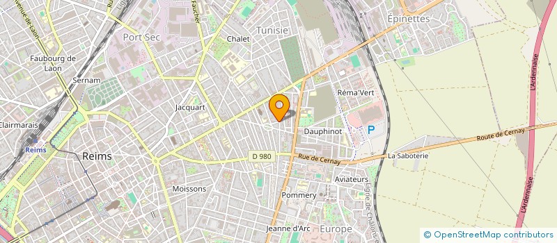 localisation de l'entreprise SCI MOHIN LETIS  REIMS