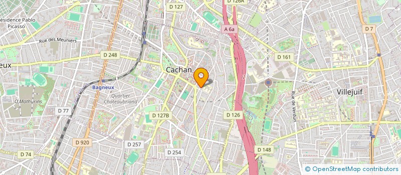 localisation de l'entreprise SCI MOHO & CO  CACHAN