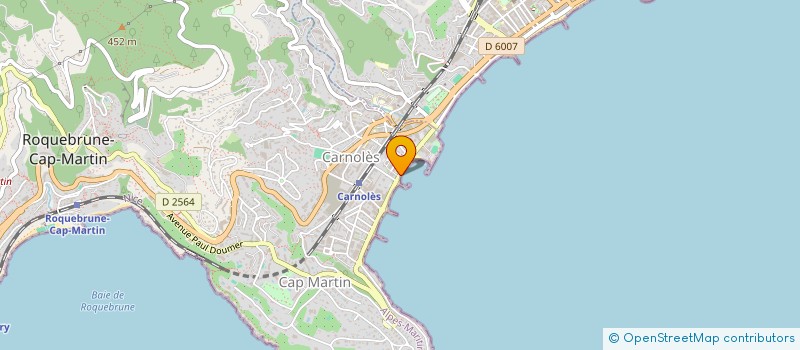 localisation de l'entreprise SCI MOHR à ROQUEBRUNE-CAP-MARTIN
