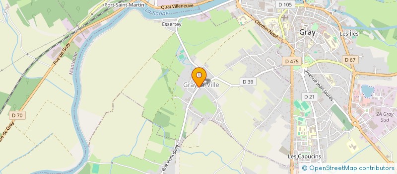 localisation de l'entreprise SCI MOIHOO  GRAY-LA-VILLE