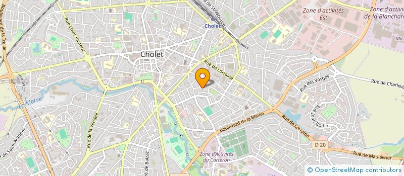 localisation de l'entreprise SCI MOINE AVRESNE à CHOLET