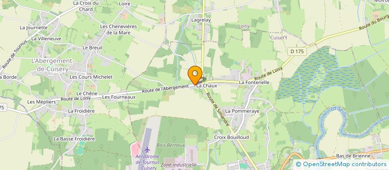 localisation de l'entreprise SCI MOINE IMMOBILIER  CUISERY