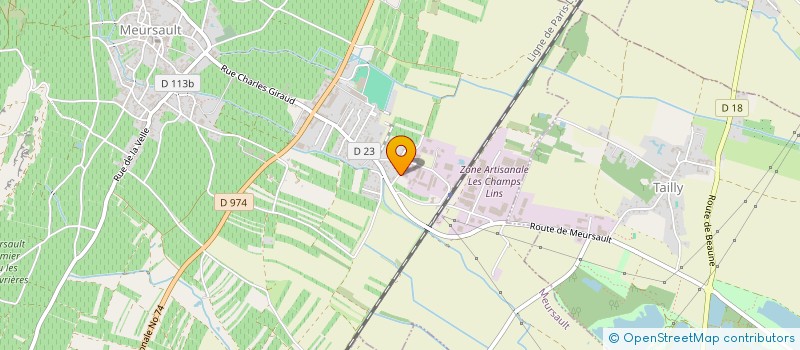 localisation de l'entreprise SCI MOINGEON  MEURSAULT