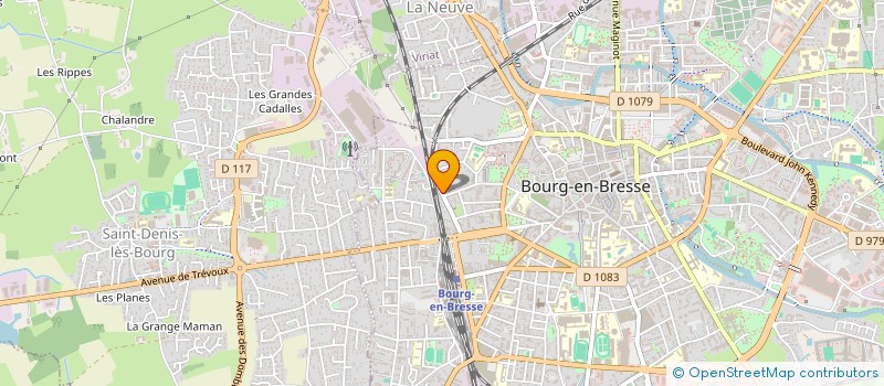 localisation de l'entreprise SCI MOINI à BOURG-EN-BRESSE