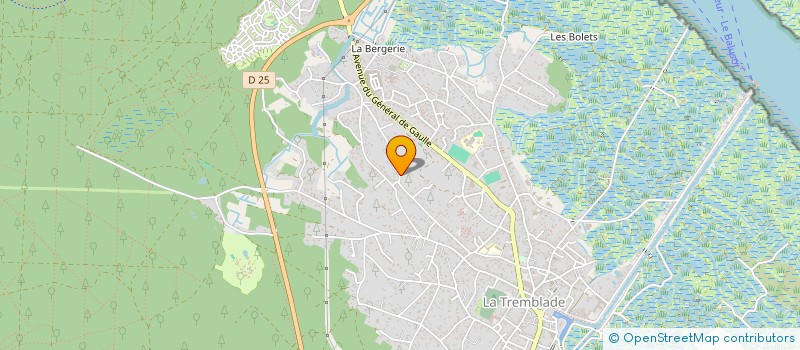 localisation de l'entreprise SCI MOINIER  LA TREMBLADE