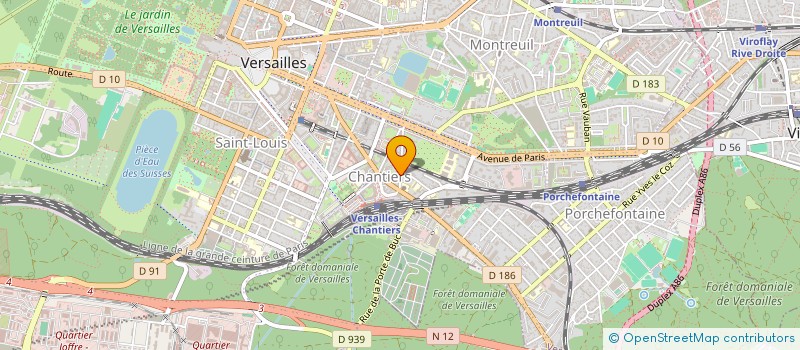 localisation de l'entreprise SCI MOIRAX à VERSAILLES