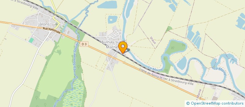 localisation de l'entreprise SCI MOIREMONT  AULNAY-SUR-MARNE