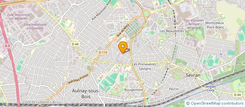 localisation de l'entreprise SCI MOIS à SEVRAN