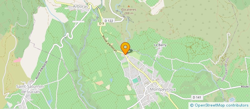 localisation de l'entreprise SCI MOISAN-COMBET  MONTPEYROUX